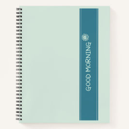 Good Morning Sunshine Minimalist Notebook - Motiva Notizbuch