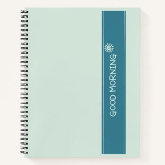 Good Morning Sunshine Minimalist Notebook - Motiva Notizbuch