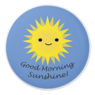 Good Morning Sunshine Niedlich Kawaii Sun Keramikknauf