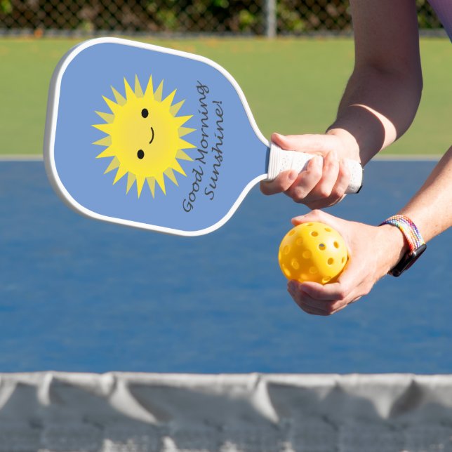 Good Morning Sunshine Niedlich Kawaii Sun Pickleball Schläger (InSitu)