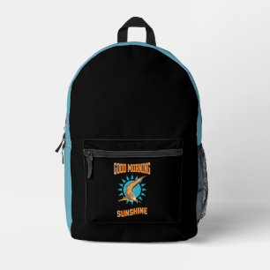 Good Morning Sunshine Pterodactyl Dino Bedruckter Rucksack