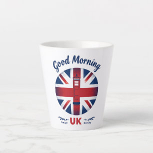 Good Morning UK - Union Jack & London Phone Box Milchtasse