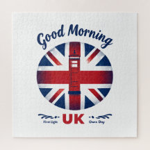 Good Morning UK - Union Jack & London Phone Box