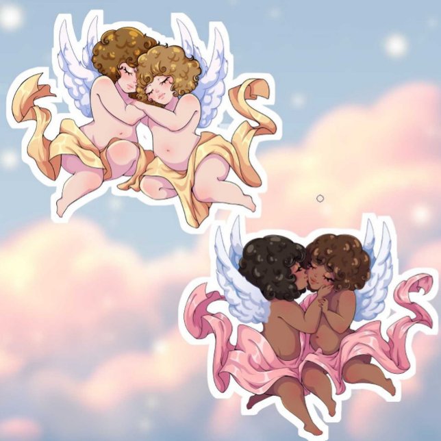 Good Night Baby Angels Sticker (Von Creator hochgeladen)