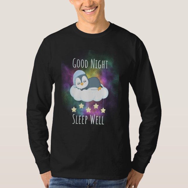 Good night sleep well Penguin For Kids T-Shirt (Vorderseite)