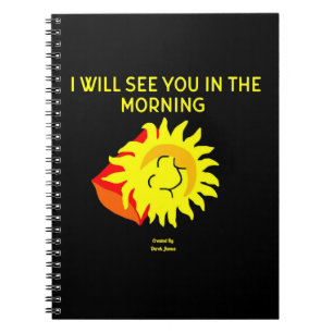 Good Night Sun Spiral Foto Notebook Notizblock