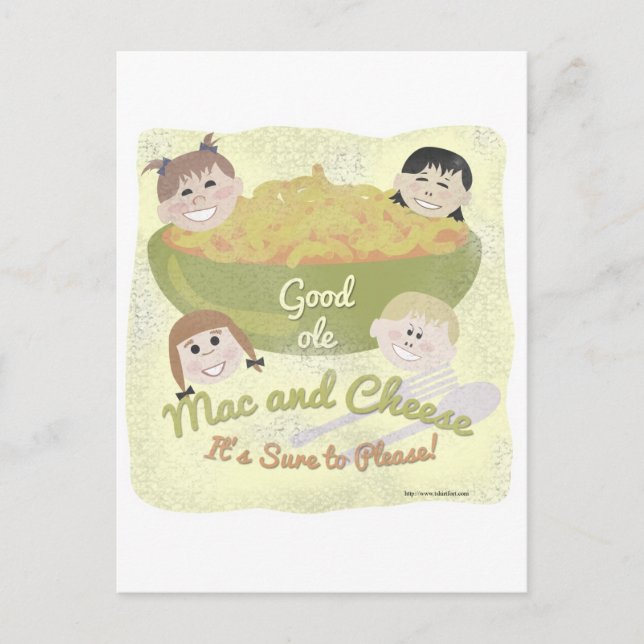 Good Ole Mac und Käse Postkarte (Vorderseite)