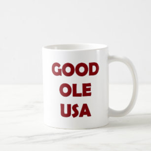 Good Ole USA, Red Coffee Tasse