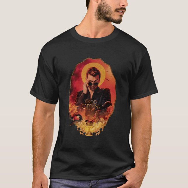 Good Omens - Crowley Chalice T-Shirt (Vorderseite)