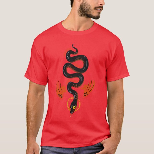 Good Omens Crowley Saunter Vaguely Downwards gift T-Shirt (Vorderseite)