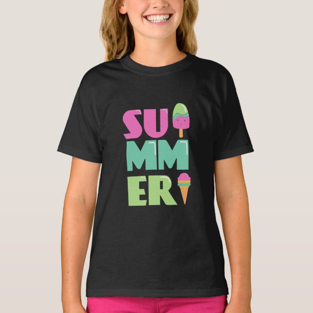 Good School Hello Summer Beach T - Shirt (Vorderseite)