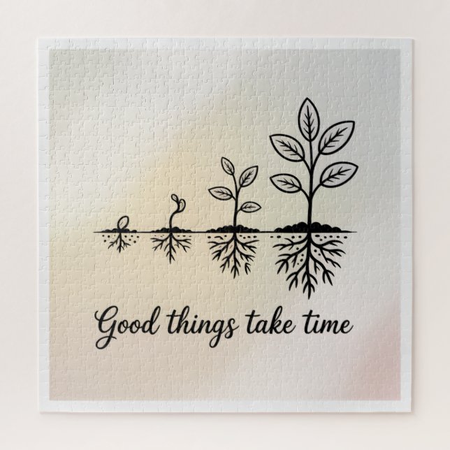 Good Things Take Time Puzzle (Vertikal)