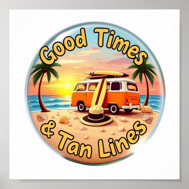 Good Times und Tan Lines Digital Download - Perfec Poster (Vorne)
