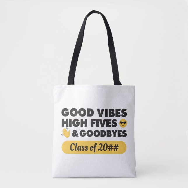 Good Vibes Abschluss Message Toag (Vorderseite)