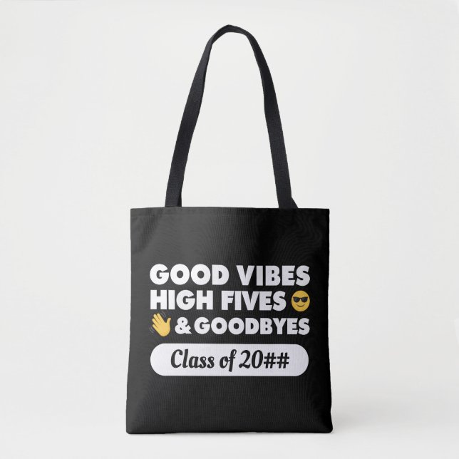 Good Vibes Abschluss Message Toag (Vorderseite)
