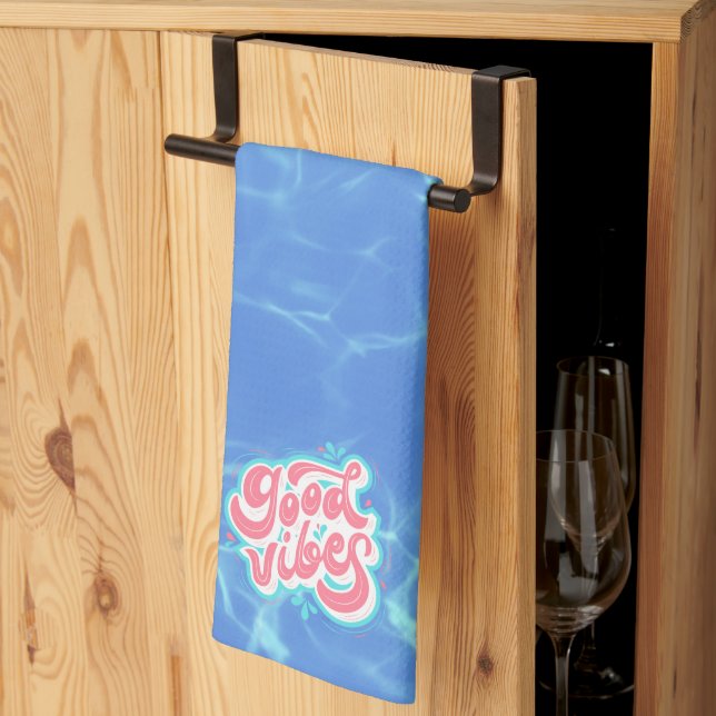 Good Vibes Beach/Pool Geschirrtuch (Drittel gefaltet)