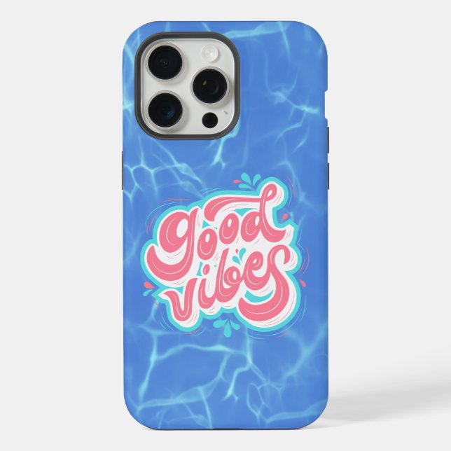 Good Vibes Beach/Pool iPhone Hülle (Rückseite)