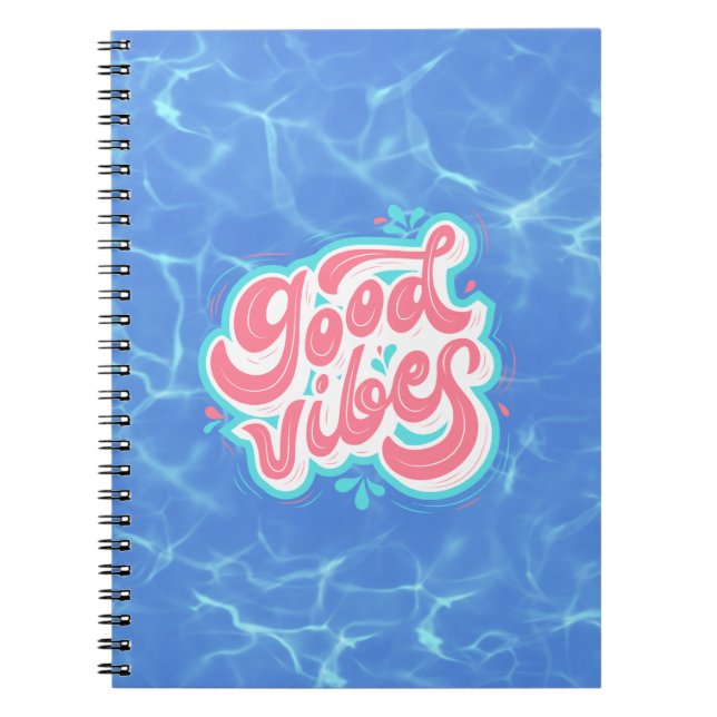 Good Vibes Beach/Pool Notizblock (Vorderseite)