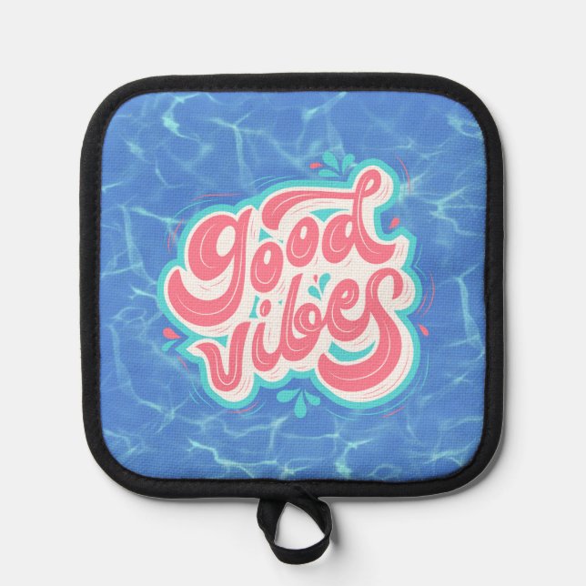 Good Vibes Beach/Pool Topflappen (Vorderseite)