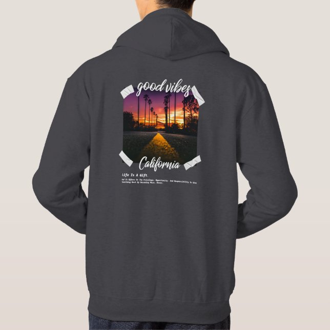 Good Vibes California Hoodie (Rückseite)
