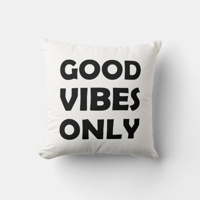 Good Vibes Daily | Meldung Kissen (Vorderseite)