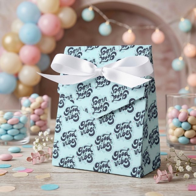 Good Vibes Favor Boxes Geschenkschachtel (Von Creator hochgeladen)