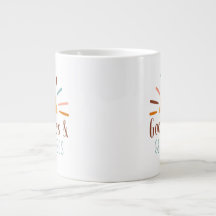 Good Vibes & Gentle Rises Boho Tasse