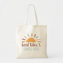 Good Vibes & Gentle Rises Boho Tote Bag Tragetasche