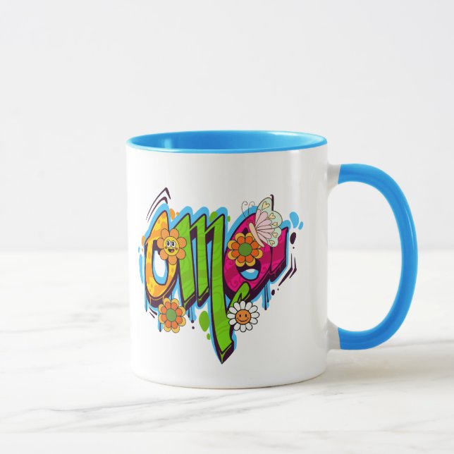 Good Vibes Illustration Typografy Tasse (Rechts)