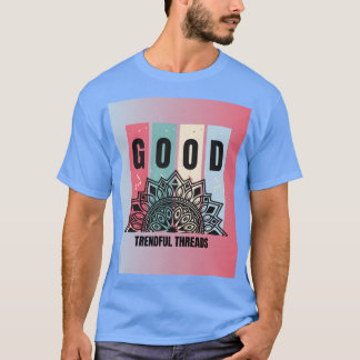 Good Vibes Mandala T - Shirt - Trendful Threads Ed