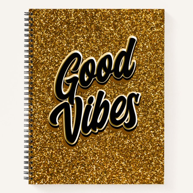 Good Vibes Notizbuch (Vorderseite)