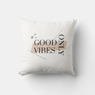 Good Vibes Only Ästhetik - Throw Kissen