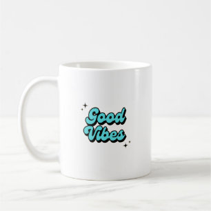 Good Vibes Only - ästhetische Typografy Tasse Desi