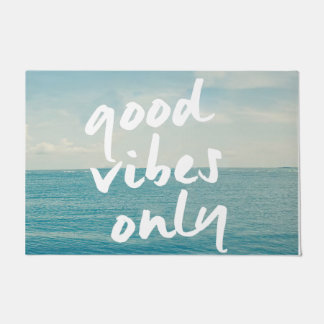 Good Vibes Only Mat, Sea Picture Decor Fußmatte