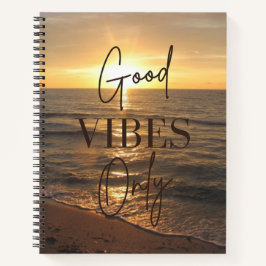 Good Vibes Only Notebook Notizbuch