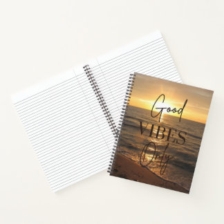 Good Vibes Only Notebook Notizbuch