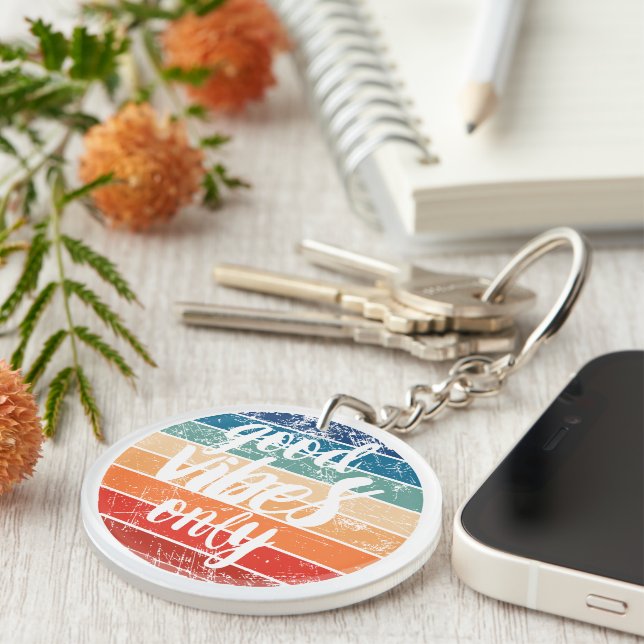 Good Vibes Only Schlüsselanhänger (Vorderseite rechts)