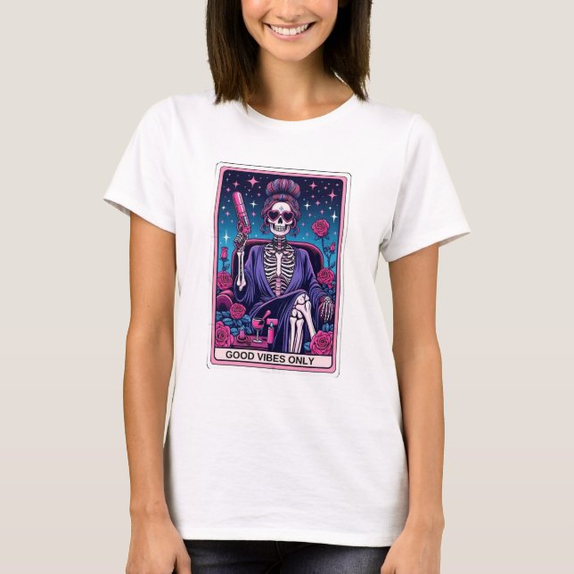 Good Vibes Only Tarot Card T - Shirt (Vorderseite)