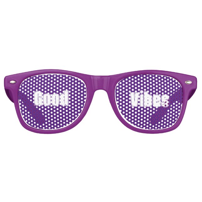 Good Vibes Party Shades Partybrille (Vorderseite)