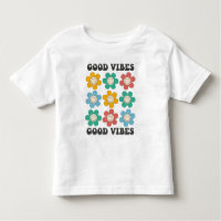 Good Vibes Retro farbenfrohe Daisy Blume