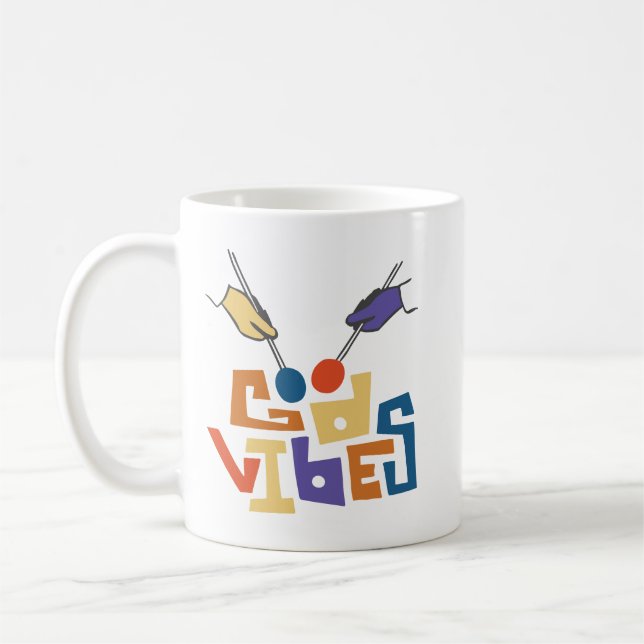 Good Vibes Retro Jazz Kaffeetasse (Links)