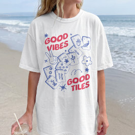 Good Vibes Retro Mahjong T-Shirt