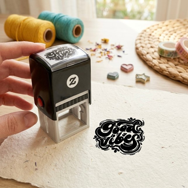 Good Vibes Self-inking Stamp Permastempel (Von Creator hochgeladen)
