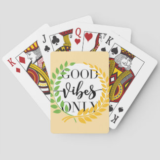 good vibes  spielkarten
