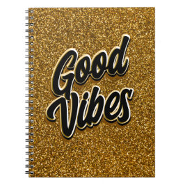 Good Vibes Spiral Notebook Notizblock