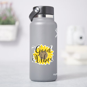 Good Vibes Sunflower Sticker