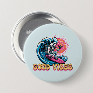 Good Vibes - Surfen - Summer Vibes Button