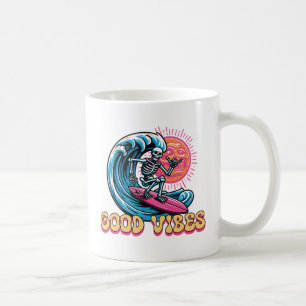 Good Vibes - Surfen - Summer Vibes Kaffeetasse
