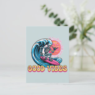 Good Vibes - Surfen - Summer Vibes Postkarte