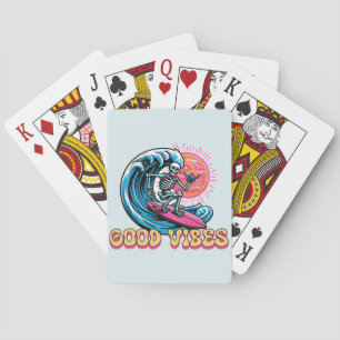 Good Vibes - Surfen - Summer Vibes Spielkarten